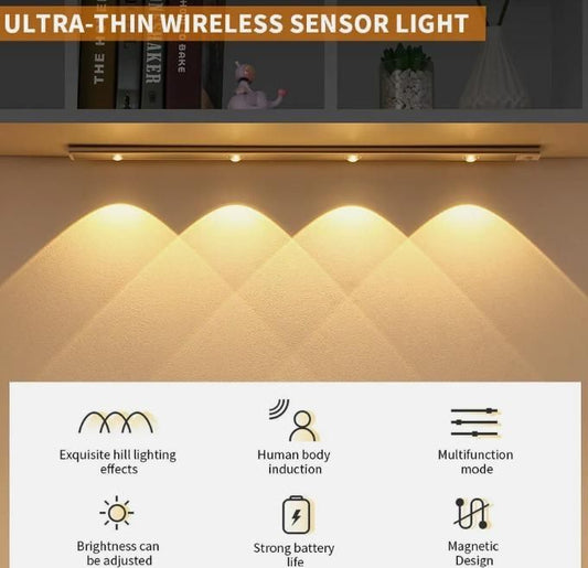 LED Motion Sensor Cabinet Light Rechargable